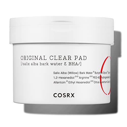 COSRX One Step Original Clear Pad, 70 pads | BHA Toner-soaked | Exfoliating and Cleansing Pad…