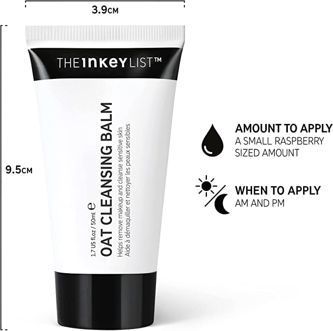 The INKEY List Oat Cleansing Balm for Removing Makeup and Cleansing Sensitive Skin 150 ml