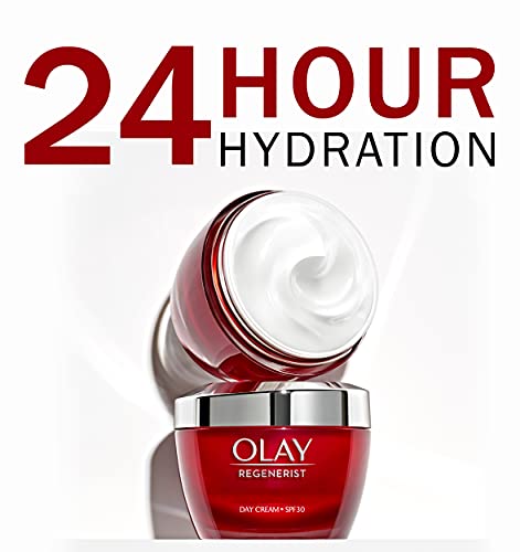 Olay Regenerist Day Face Cream With SPF30, Unique Formula With Vitamin B3 & Niacinamide, Instantly Hydrates For 24H, 50ml