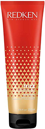 REDKEN Heat Protection Smoothing Cream, Babassu Oil, Frizz Dismiss Rebel Tame