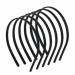 JeoPoom Plastic Headband [6 Packs], Toothed Headband, Thin Hairbands, for Women, Girls and Men, Can Be Used for Makeup, Face Washing, Daily Wear,