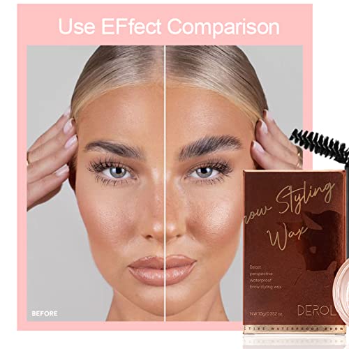 Eyebrow Soap Kit,Brows Styling Soap,Eyebrow Styling Soap Gel Brows Shaping Cream Waterproof Long Lasting Eyebrows Styling Wax Eyebrow Gel for Nat