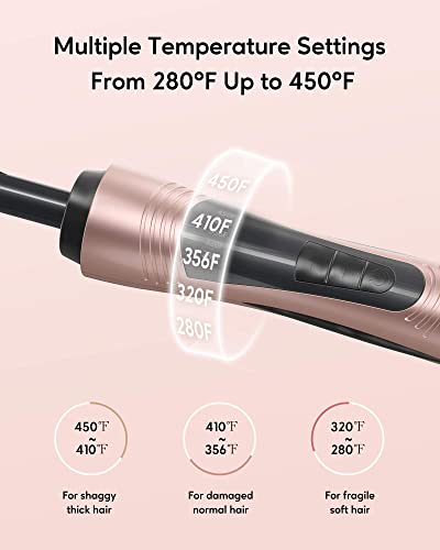 Hot Comb Electric by Terviiix, Hot Comb for Wigs, Afro Hair & Beard, Anti-Scald Straightening Comb with Keratin & Argan Oil Infused Teeth, Temper