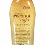 OGX Coffee Scrub and Wash, Coconut 19.5 Fl Oz