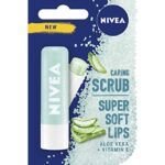 Nivea Lip Scrub with Aloe Vera and Vitamin E, 5 ml