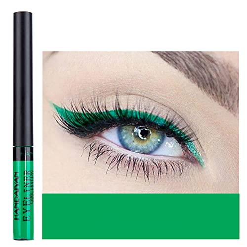 Coloured Eyeliner, Matte Liquid Eyeliner, Blue Eyeliner Long-Lasting Waterproof Liquid Eye Liner, Highly-Pigmented Colourful Eyeliner for Eye Mak