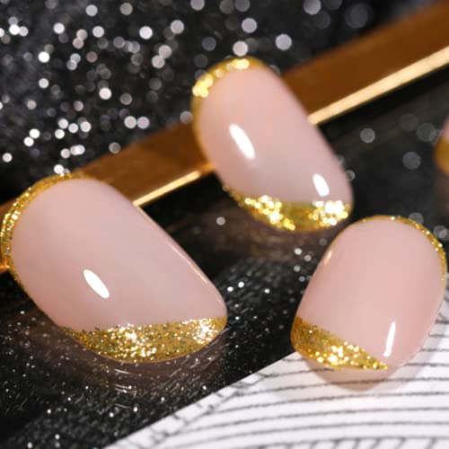 BLUESKY Metallic Sparkle Gel Paint Pots Glitter Nail Art Good As Gold 5G