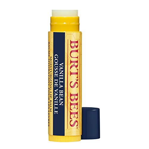 Burt's Bees Lip Balm Beeswax, Moisturising Lip Balm With Vitamin E & Peppermint Oil, 100% Natural Origin, 4.25g