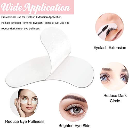 GreenLife® 100 Pairs Eyelash Lash Extension Under Eye Patches Under Eye Gel Collagen Eye Pads Lint Patches