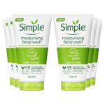 Simple Kind to Skin Moisturising Facial Wash (150ml) - Pack of 6