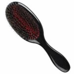 VinBee Paddle Hair Extension Brush Cushion Hair Brush Detangler Dual Bristle Design Soft Boar Bristle Nylon Brush Anti-static Comb Beauty Works B