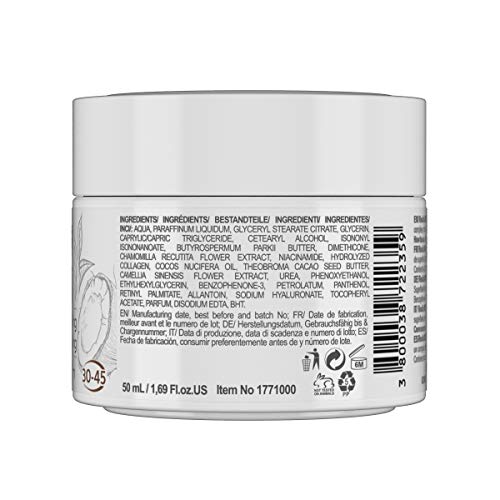 RevitaLAB Day and Night Collagen Anti-Ageing Moisturiser, Enriched with Hyaluronic Acid, Superfoods, Vitamins and a UVA/UVB Filter, for Ages 30 –