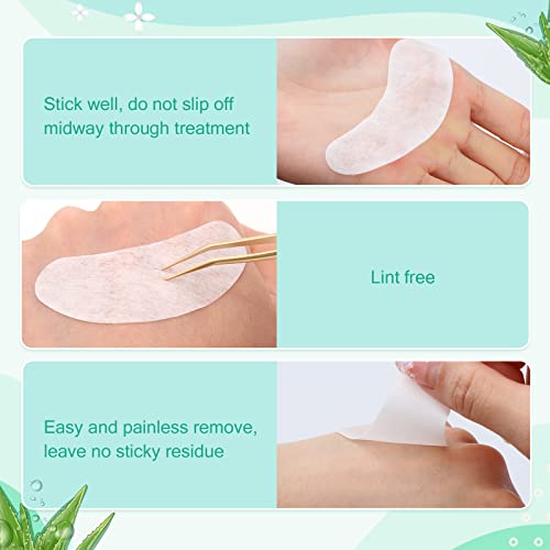 Eye Gel Pads, 65 Pairs Eye Pads for Eyelash Extensions Lints Free, Facials, Under Eye Gel Pads for Pro Salon and Individual Eyelash Extension