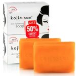 Kojie San Skin Lightening Kojic Acid Soap 135g, 2 Pack by Kojie San