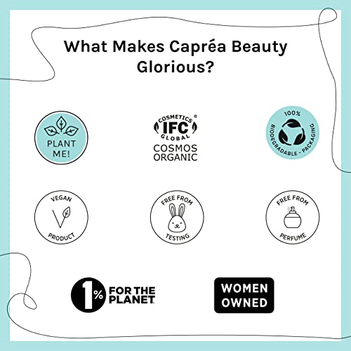 SPF Face Cream for Sun Protection - Vegan Face Sun Cream & Hydrating Moisturiser with SPF 15, Aloe Vera, Blackcurrant Extract & Monoi Oil - Capré