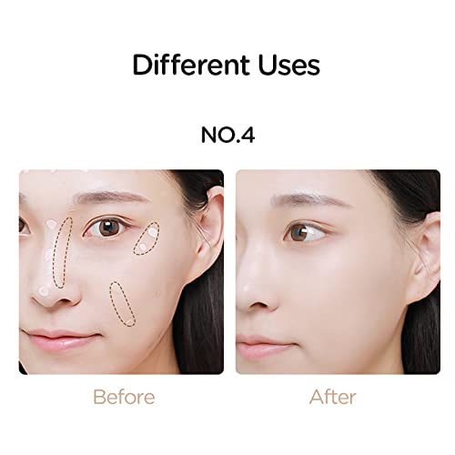 B OBLHER High Definition Concealer Set of 3 Color Three-color Concealer, High Definition Liquid Dark Circles Treatment Multi-Use Concealer, Inclu