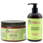 Rosemary Mint Strengthening Hair Masque & Rosemary Mint Strengthening Shampoo by Mielle Organics