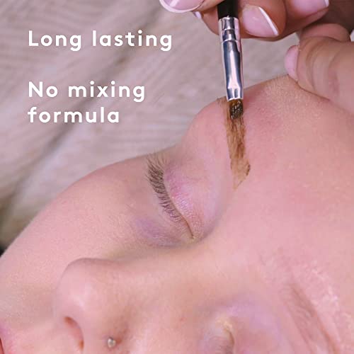 Mylee Express Lash & Brow Kit – 2 in 1 No Mix Formula, Tint + Developer Gel + Double Sided Brush, Professional Eyelash & Eyebrow Dye Tinting, Lon