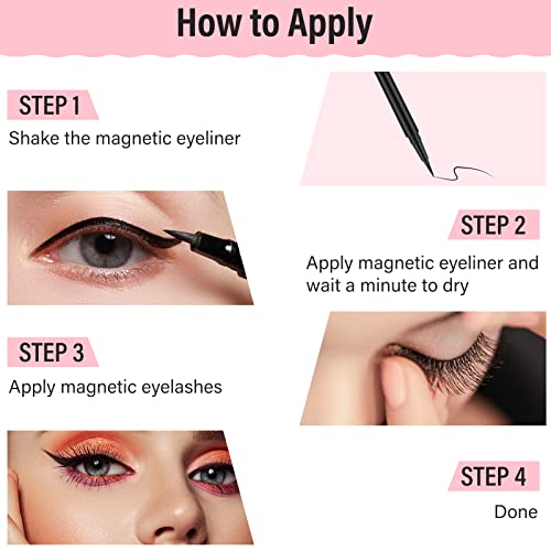 False Eyelashes Russian Strip Lashes D Curly Natural Wispy Fluffy 3D Effect Hybrid Strip Lashes Fake Eyelashes 10 Pairs Pack with 2 Self-adhesive