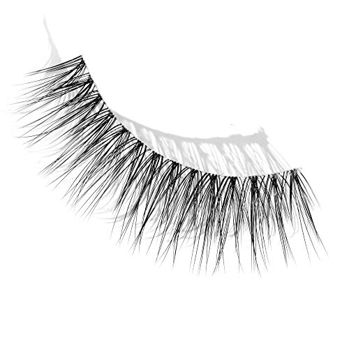 NYX Professional Makeup False Lashes, Long-lasting 12h Wear, Invisible Bands, Re-Usable up to x15, Vegan Lashes, Jumbo Lash!, Fringe Glam