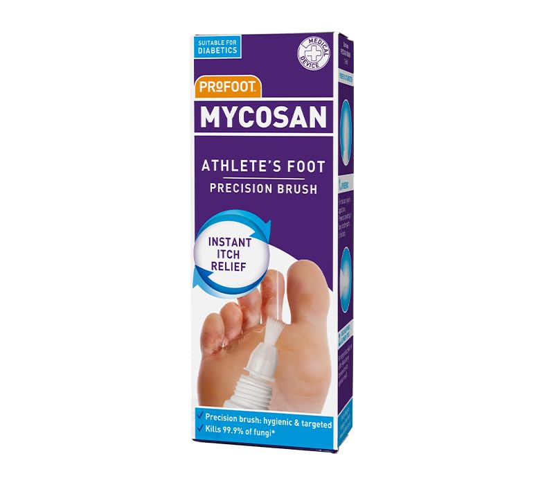 Profoot Mycosan Athletes Foot Including Precision Brush Helping to Target Those Itchy Areas