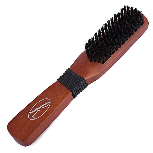 Fine Lines - Paddle Bristle Brush | Boar and Nylon Bristle Hair Brush | Soft Bristle Hair Brush for Afro, Wet or Curly Hair | Bristle Hair Brushe