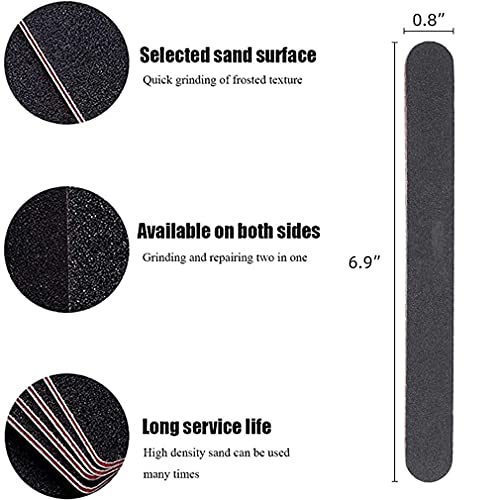 15pcs Nail Files 100/180 grit,Double-Sided Emery Board Professional Nail Styling Tools Nail Trimming Grinding Polishing Shining Fingernail Files