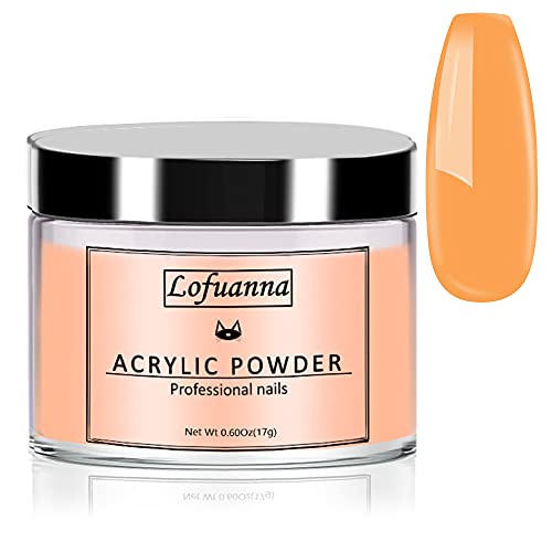 Lofuanna 17g Professional Clear Acrylic Powder Salon Quality Acrylic Nail Powder for Nails Extension Nail Art System for Home/Salon