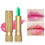 Aloe Vera Lip Balm,Plumping Lip Gloss Magic Temperature Colour Changing Lip Gloss Long-Lasting Lipstick,Moisturising Nutritious Cream Lip Plumper