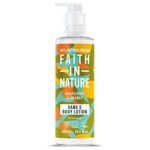 Faith In Nature Natural Grapefruit and Orange Hand and Body Lotion, Energising, Vegan and Cruelty Free, No SLS or Parabens, 400 ml