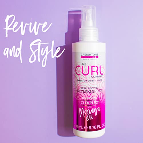 The Curl Company Curl Reviving Styling Spray (200ml) – Professionally Formulated with Nourishing Curplex with Moringa Oil. Experts in Curls & Wav