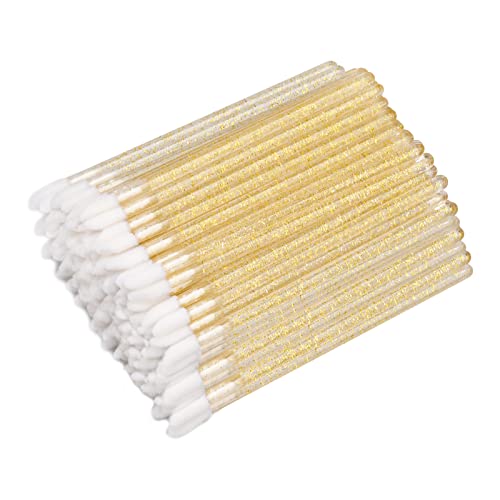 G2PLUS 200 PCS Disposable Lip Gloss Brush - Lipstick Concealer Brushes - Lip Applicator Wands Perfect for Lips, Eyes and Makeup Application