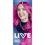 Schwarzkopf LIVE Ultra Brights Or Pastels, Vibrant Semi-permanent Pink Hair Dye, Lasts Up to 15 Washes, Shocking Pink 093, 1 Count(Pack of 1)