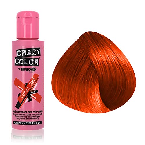 Crazy Color Hair Color Cream Number 68, Lime Twist 100 ml, (Pack of 1)
