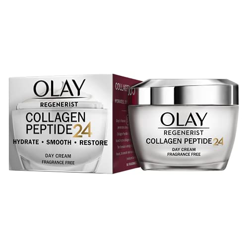 Olay Retinol 24 Night Cream + Collagen Peptide 24 Face Cream, Moisturiser Face Women Skin Care Sets & Kits, 2x 50 ml