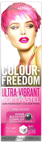 Knight & Wilson Colour-Freedom 150ml Mystic Purple Semi-Permanent Hair Colour - Ultra-Vibrant Vegan Friendly Colour Mask with Shine Booster Compl