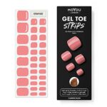 MoYou London Semi Cured Gel Nail Wraps, Nail File, & Wooden Cuticle Stick – 32 Pc. Gel Wraps for Nails – Salon-Quality Manicure Set & Pedicure Su
