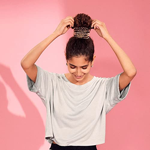 Invisibobble ORIGINAL Hair Ties, Crystal Clear, 3 Pack - Traceless, Strong Hold, Waterproof - Suitable for All Hair Types