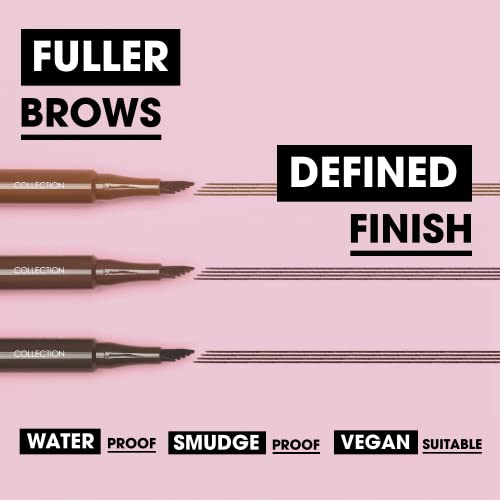 Collection Cosmetics Incredibrow Microblade Brow Pen, 24-Hour Wear, Smudge and Waterproof, Blonde