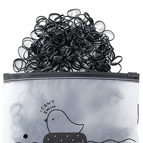 ILamourCar 250pcs Elastic Hair Bands, Hair Elastic Bands for Women, Elastic Hair Ties, Hair Elastic, Small Hair Bands, Clear Rubber Bands for Hai
