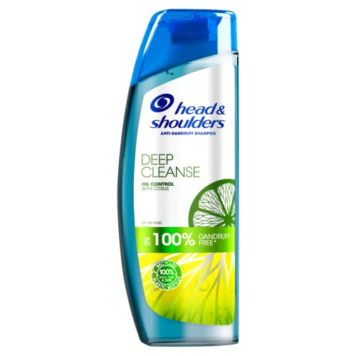 Head & Shoulders Clarifying Shampoo For Greasy Hair, Anti-Dandruff Shampoo, Removes Build Up On Scalp, Deep Cleanse Shampoo For Men & Woman, Up T