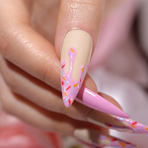 BLUESKY Gel Nail Polish, Speak Up!, SS2315, Pink, Long Lasting, Chip Resistant, 5 ml Requires Drying Under UV LED Lamp