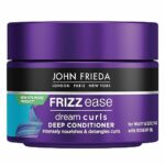 John Frieda Frizz Ease Dream Curls Deep Conditioner 250ml, Intensively Nourishing Hair Mask for for Naturally Wavy and Curly Hair