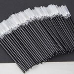 Kittro 100 PCS Disposable Eyeliner Brushes Applicator Cosmetic Eye Makeup Tool Eyebrow Castor Oil Brush