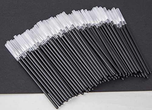 Kittro 100 PCS Disposable Eyeliner Brushes Applicator Cosmetic Eye Makeup Tool Eyebrow Castor Oil Brush
