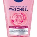 Nivea Rose Water Wash Gel (150 ml), Facial Cleansing with MicellAIR Technology and Natural Rose Water, Cleansing Gel for All Skin Types
