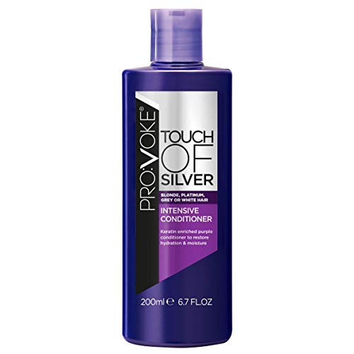 PRO:VOKE Touch of Silver Intensive Conditioner - for Blonde, Platinum, White or Grey Hair - 200 ml