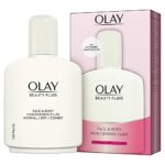 Olay Beauty Fluid Face And Body Moisturiser, with glycerin, 200 ml (Pack of 1)