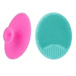 Facial Cleansing Brush Silicone Face Massager Brush Face Scrub Pads for Exfoliating, Anti-Aging Skin Cleanser and Deep Exfoliator Makeup Tool for