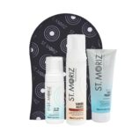 ST MORIZ PROFESSIONAL MEDIUM TANNING MOUSSE, TAN REMOVING FOAM & PRE-TAN SKIN PRIMER, FAKE TAN, AMAZON EXC BUNDLE